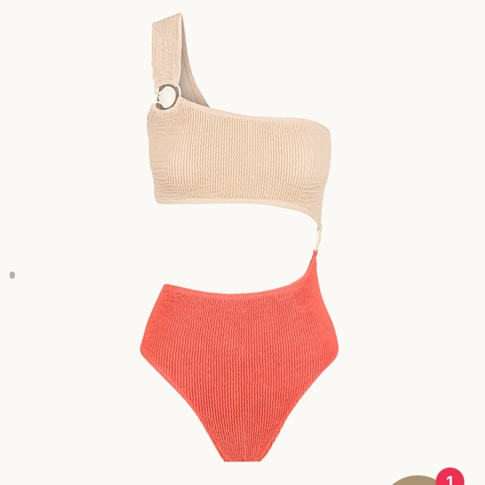 New Cleonie Scallop Maillot coral & shell